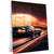 Car Nature Sunset Metal Poster | Scenic Automotive Wall Art | Sunset Drive Decor