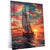 Nature Abstract Art Metal Poster | Modern Landscape Wall Art |