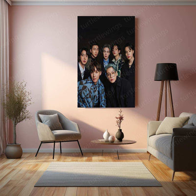 BTS Metal Poster – K-Pop Legends Wall Art for ARMY - TURTLEWINGS