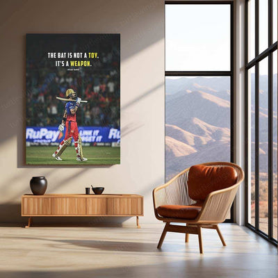Virat Kohli Final VK Metal Poster – The King of Indian Cricket - TURTLEWINGS