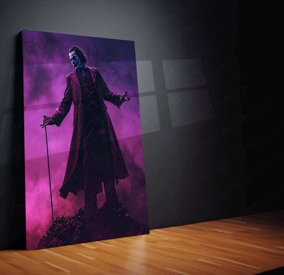 Joker Metal Poster – Iconic Villain Wall Art | Dark & Gritty DC Decor 2 - TURTLEWINGS