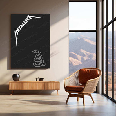 Metallica Metal Poster – Iconic Rock Band Wall Art | Heavy Metal Music Decor - TURTLEWINGS
