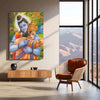 Ram Hanuman Metal Poster – Divine Devotion Wall Art | Spiritual Hindu Decor 2 - TURTLEWINGS