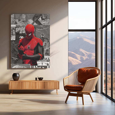 Spider-Man Metal Poster – Iconic Superhero Wall Art | Marvel Fan Decor 2 - TURTLEWINGS