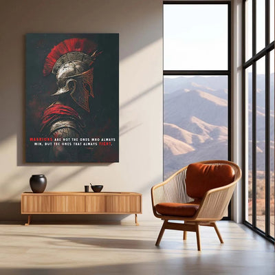 Spartans Quote Metal Poster - TURTLEWINGS