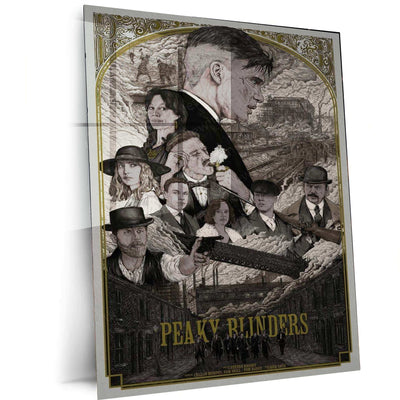 Peaky Blinders Metal Poster – The Gangster Legacy - TURTLEWINGS