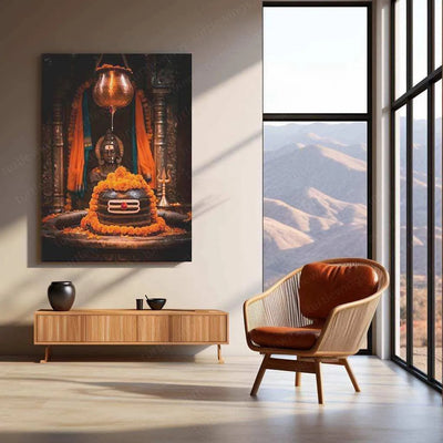 Trimbakeshawr Jyotirling Nashik Metal Poster 5 - TURTLEWINGS