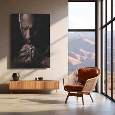 Vin Diesel Metal Poster – Fast & Furious Star | Iconic Action Hero Wall Art - TURTLEWINGS